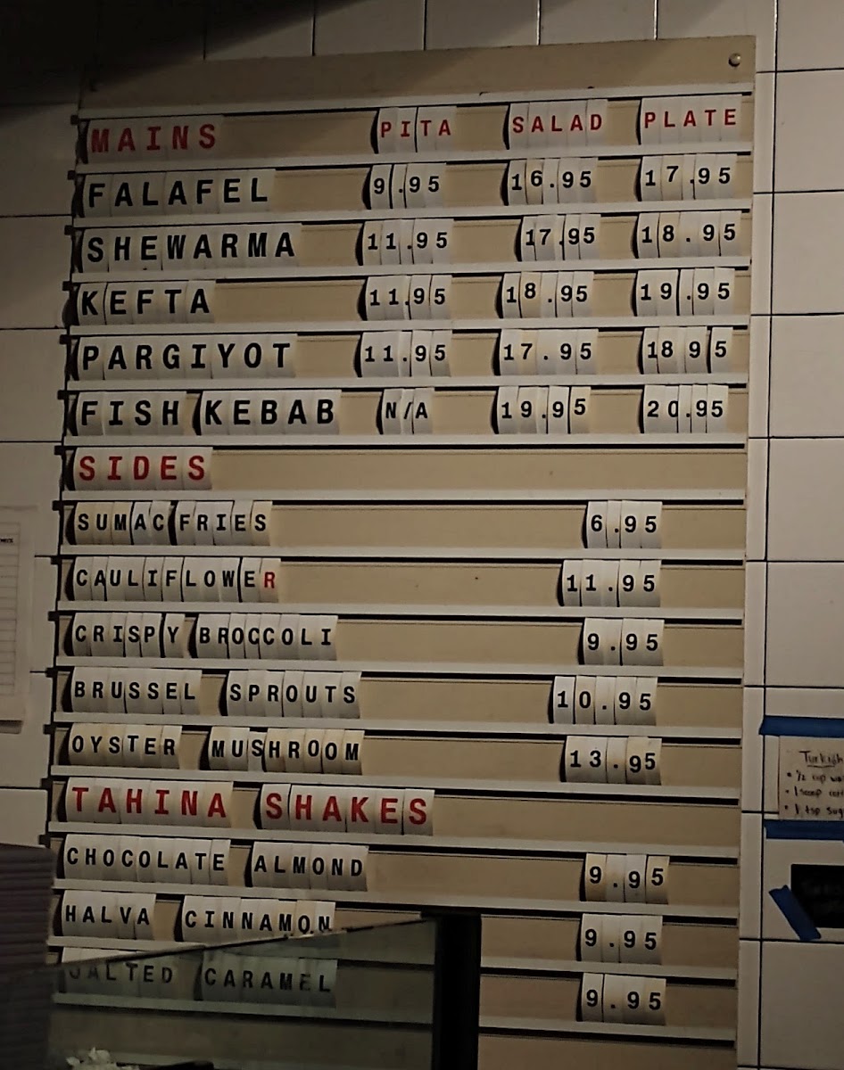 Mizlala West Adams Menu - Image 4