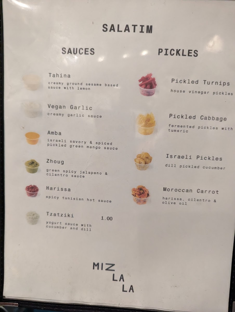 Mizlala West Adams Menu - Image 6